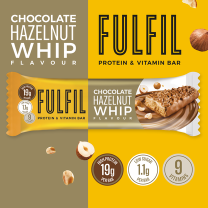 Hazelnut Whip Protein & Vitamin Bar 15x55g