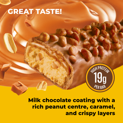 Peanut & Caramel Protein & Vitamin Bar 15x55g