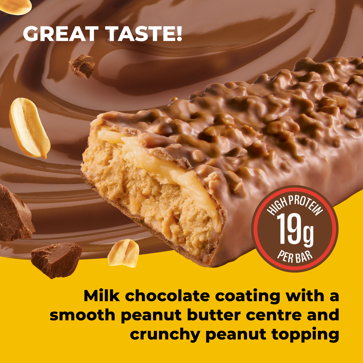 Chocolate Peanut Butter Protein & Vitamin Bar 15x55g