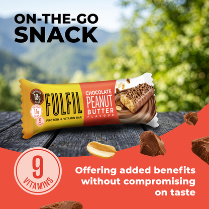 Chocolate Peanut Butter Protein & Vitamin Bar 15x55g
