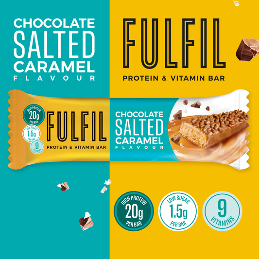 Chocolate Salted Caramel Protein & Vitamin Bar 15x55g