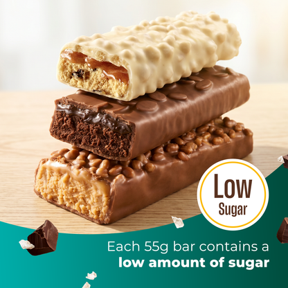 Dark Chocolate Salted Caramel Protein & Vitamin Bar 15x55g