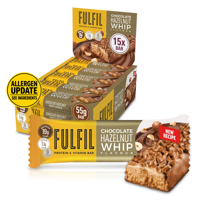 Hazelnut Whip Protein & Vitamin Bar 15x55g