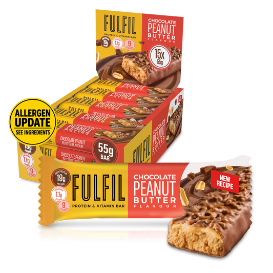 Chocolate Peanut Butter Protein & Vitamin Bar 15x55g