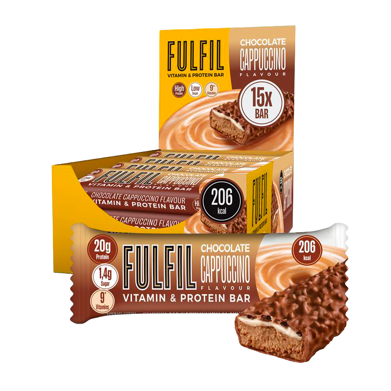 Cappuccino Vitamin &  Protein Bar – 15x55g