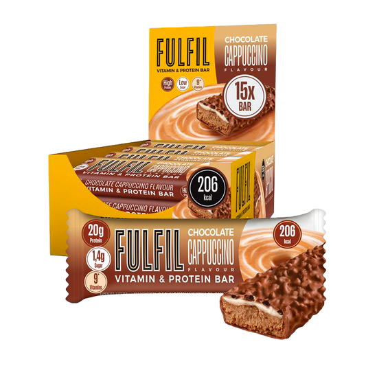 Cappuccino Vitamin &  Protein Bar – 15x55g
