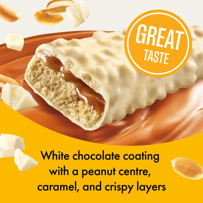 White Chocolate Peanut and Caramel Vitamin & Protein Bar – 15x55g