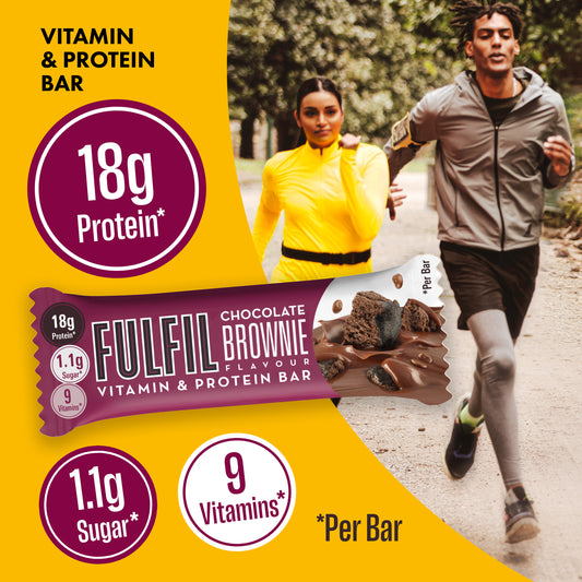 Chocolate Brownie Vitamin & Protein Bar – 15x55g