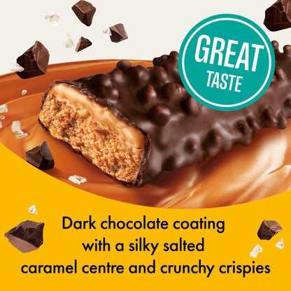 Dark Chocolate Salted Caramel Vitamin & Protein Bar – 15x55g