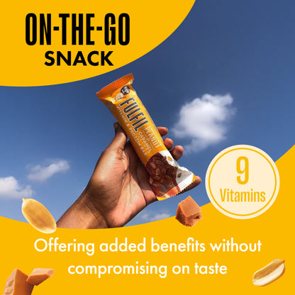 Chocolate Peanut And Caramel Vitamin & Protein Bar – 15x55g