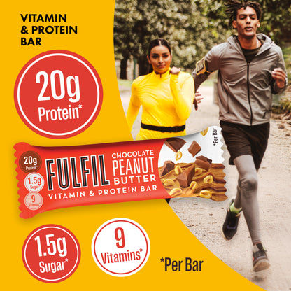 Chocolate Peanut Butter Vitamin & Protein Bar – 15x55g