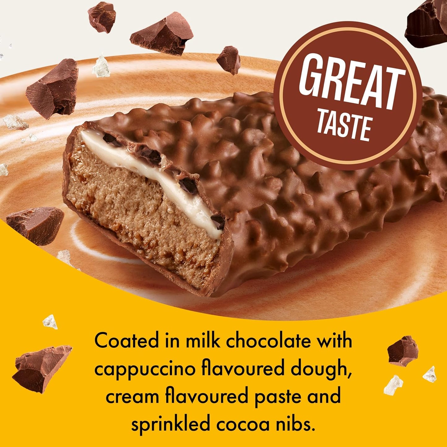 Cappuccino Vitamin &  Protein Bar – 15x55g