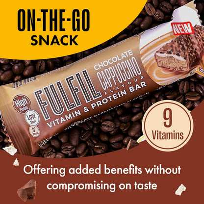 Cappuccino Vitamin &  Protein Bar – 15x55g