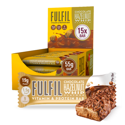 Chocolate Hazelnut Whip Vitamin &  Protein Bar – 15x55g