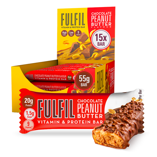 Chocolate Peanut Butter Vitamin & Protein Bar – 15x55g