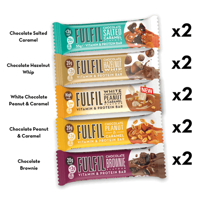 Top 5 Flavours Protein Bar Selection Box - 10x55g