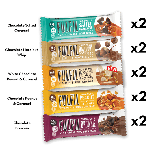 Top 5 Flavours Protein Bar Selection Box - 10x55g
